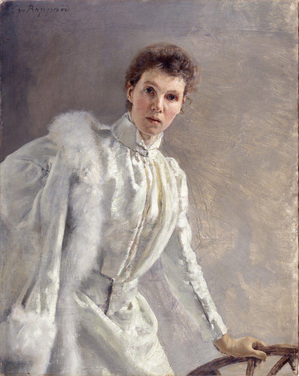 Självporträtt, 1894. av Clara von Rappard