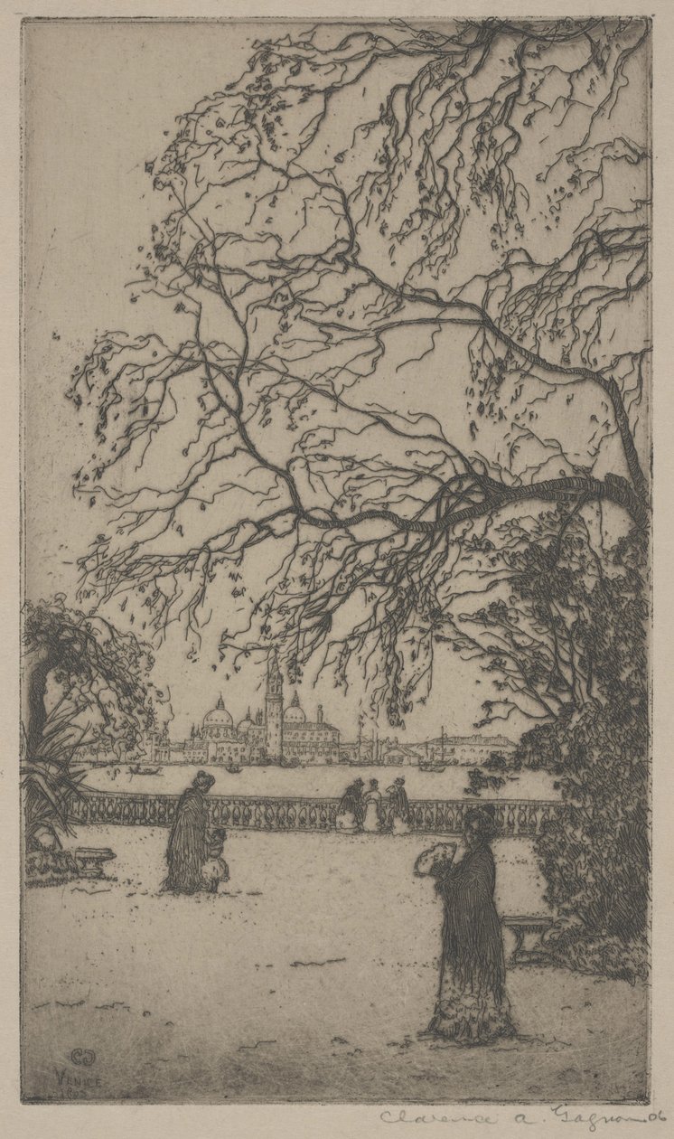 Offentliga trädgårdar, Venedig av Clarence A. Gagnon