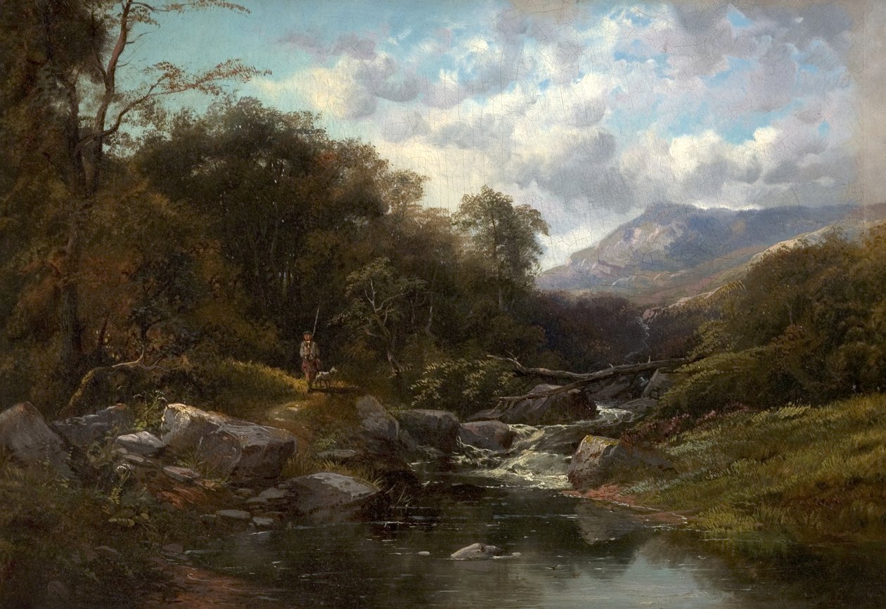 En bergsström av Clarence Roe