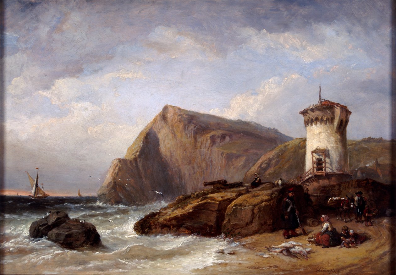 Terracina-tornet, 1854 av Clarkson Stanfield