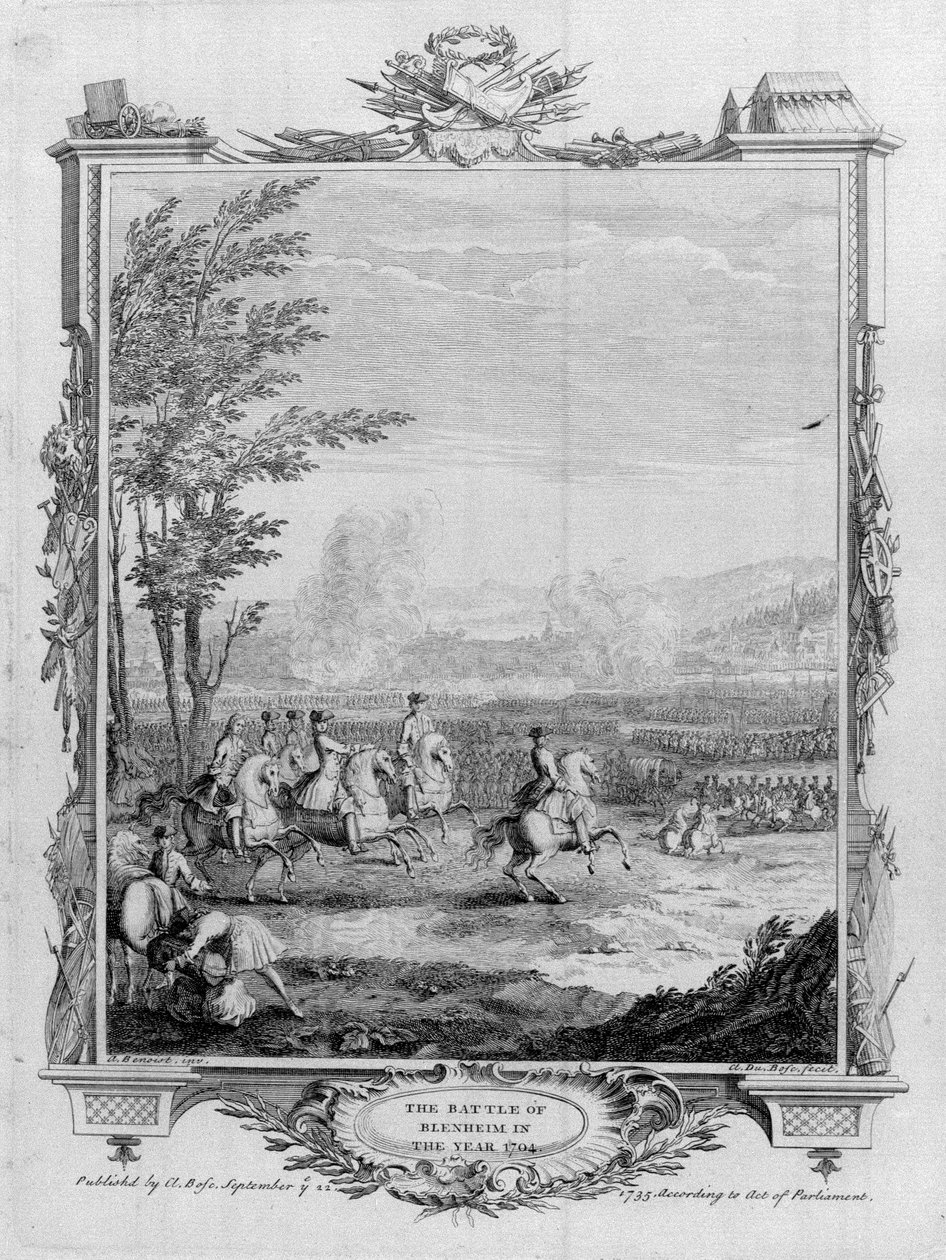 Slaget vid Blenheim, 13-18 augusti 1704, 1735 av Claude Dubosc