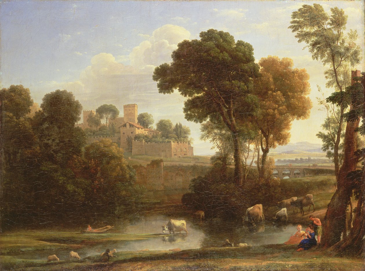 Italienskt landskap, 1648 av Claude Lorrain