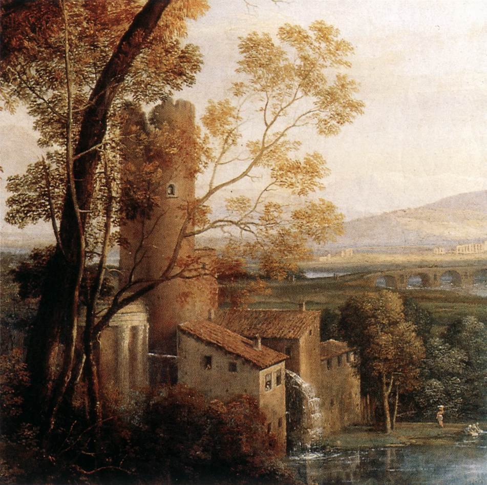 Landscape with Dancing Figures av Claude Lorrain