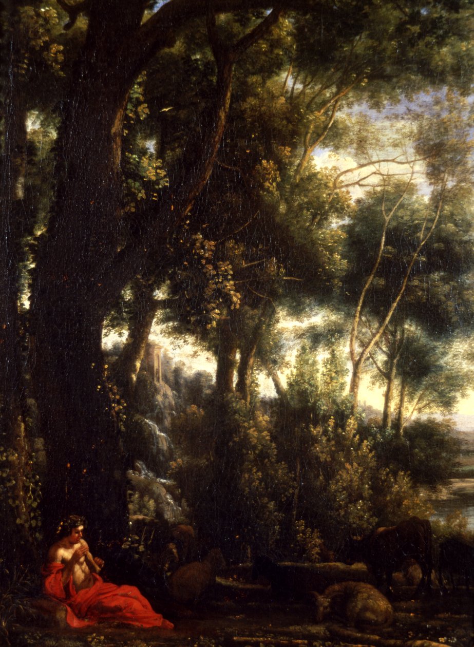 Landskap med Shepherd av Claude Lorrain