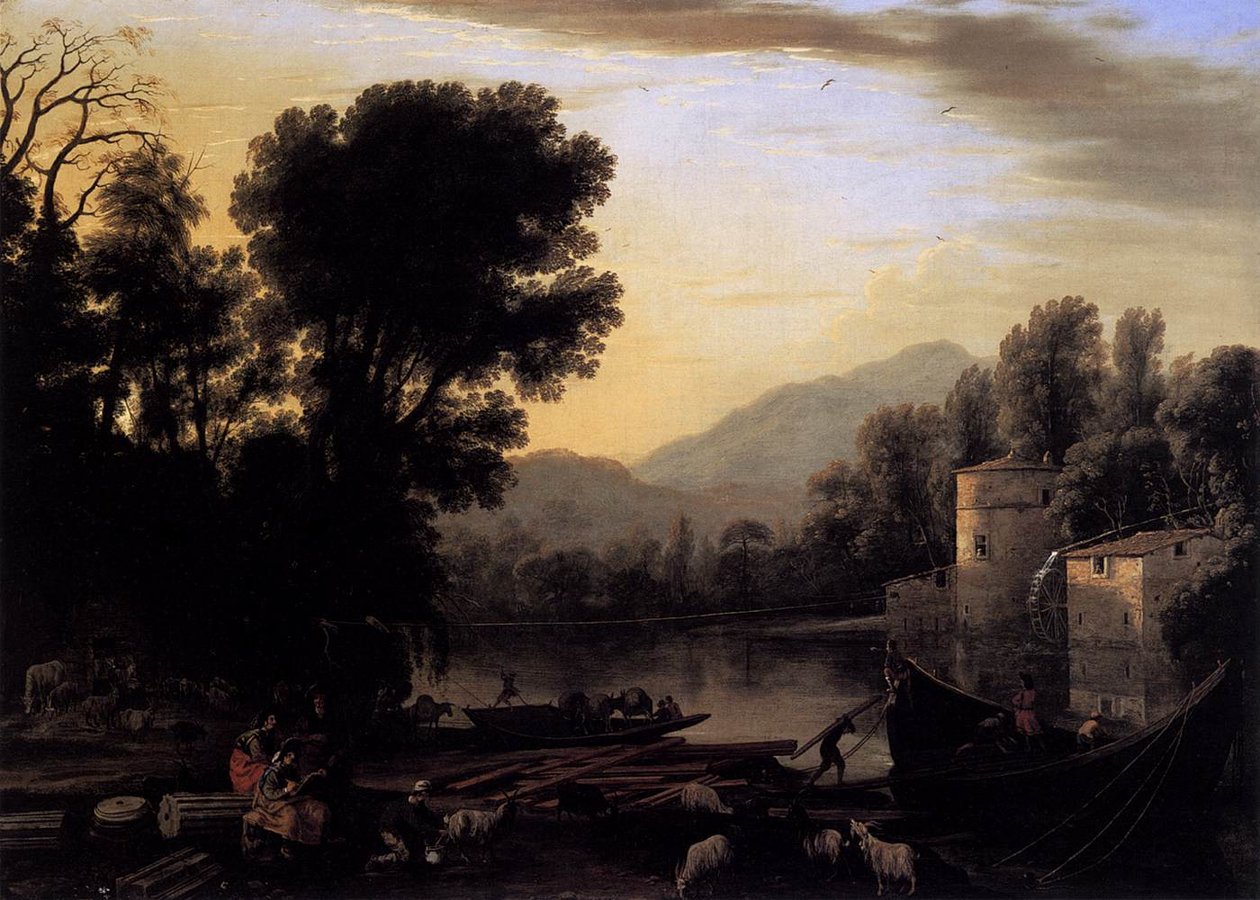 The Mill av Claude Lorrain