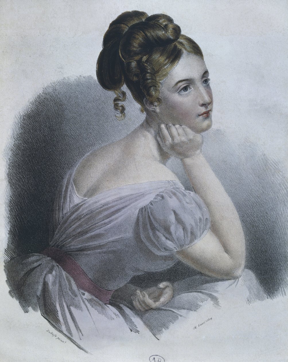 Dagdrömmeri av Claude Marie Dubufe