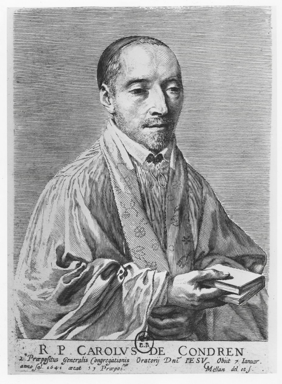 Charles de Condren av Claude Mellan