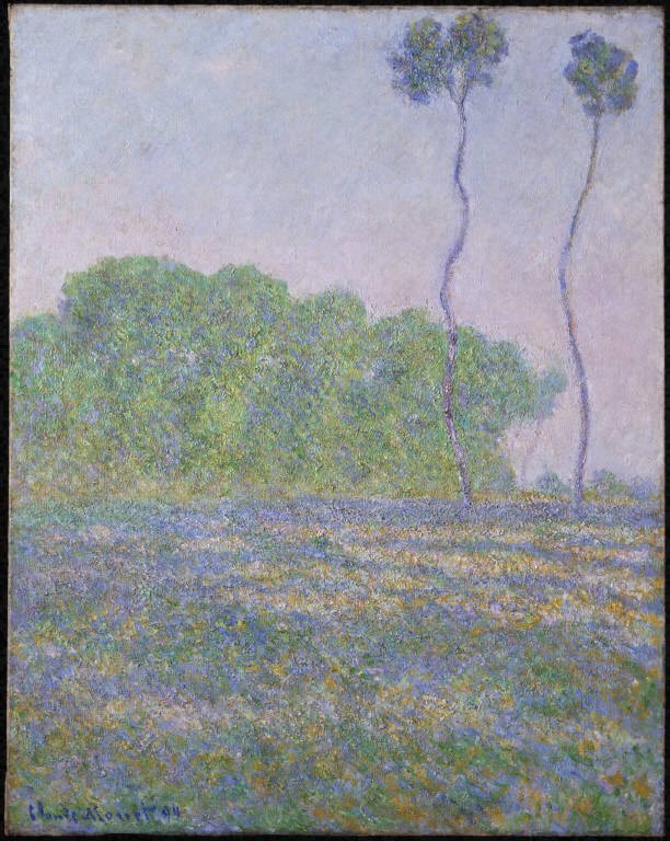 Meadow at Givernyn av Claude Monet