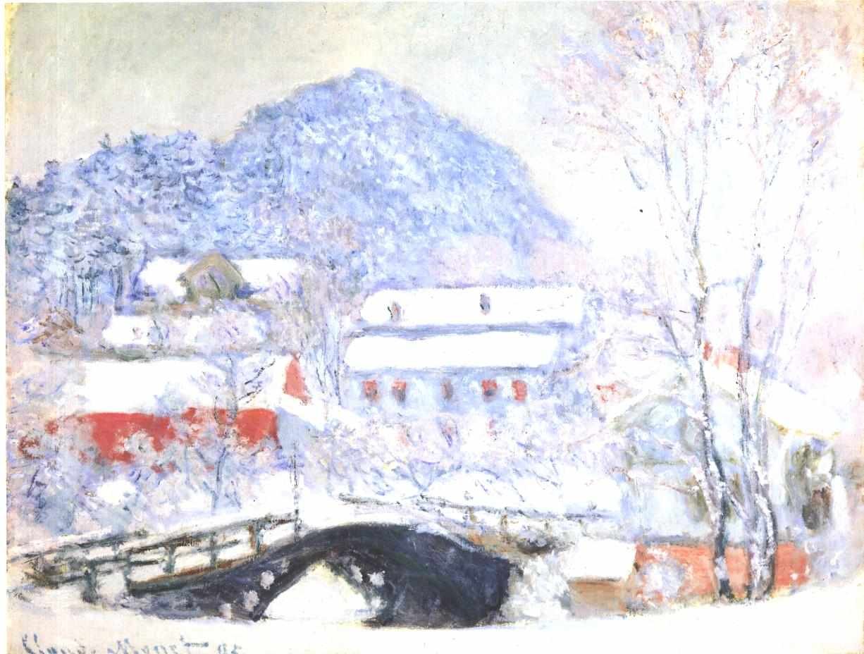  Sandvika, Norwayn av Claude Monet