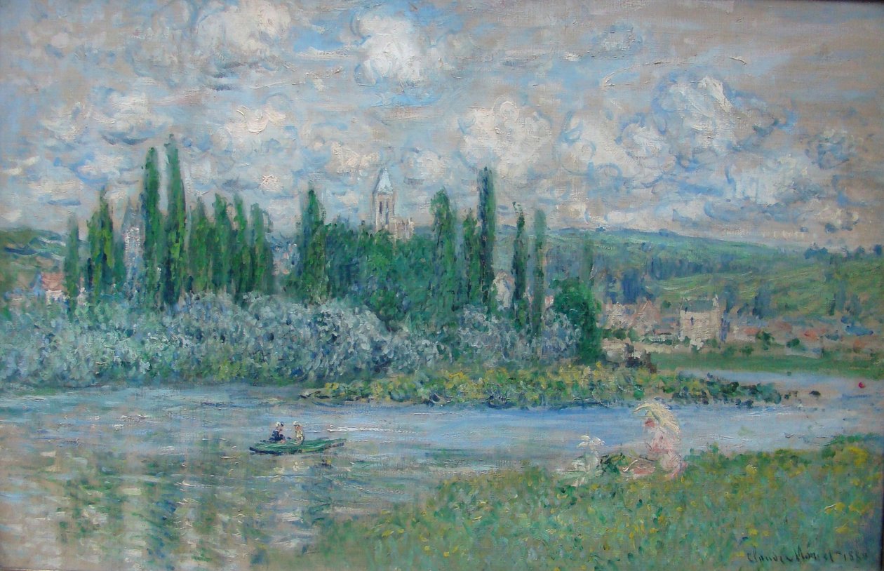 Ansicht von Vetheuil av Claude Monet