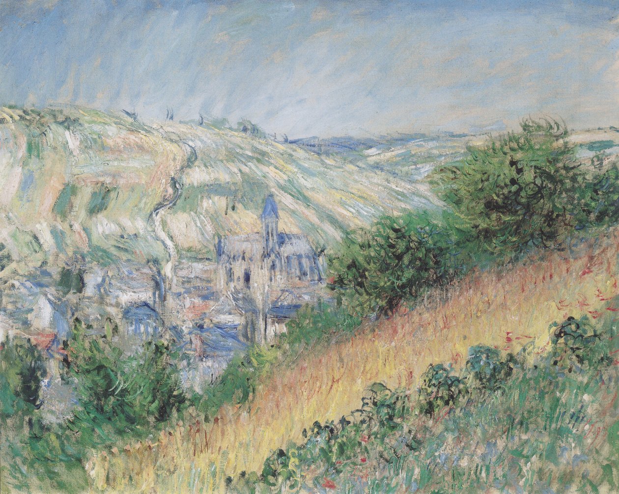 Utsikt över Vétheuil av Claude Monet
