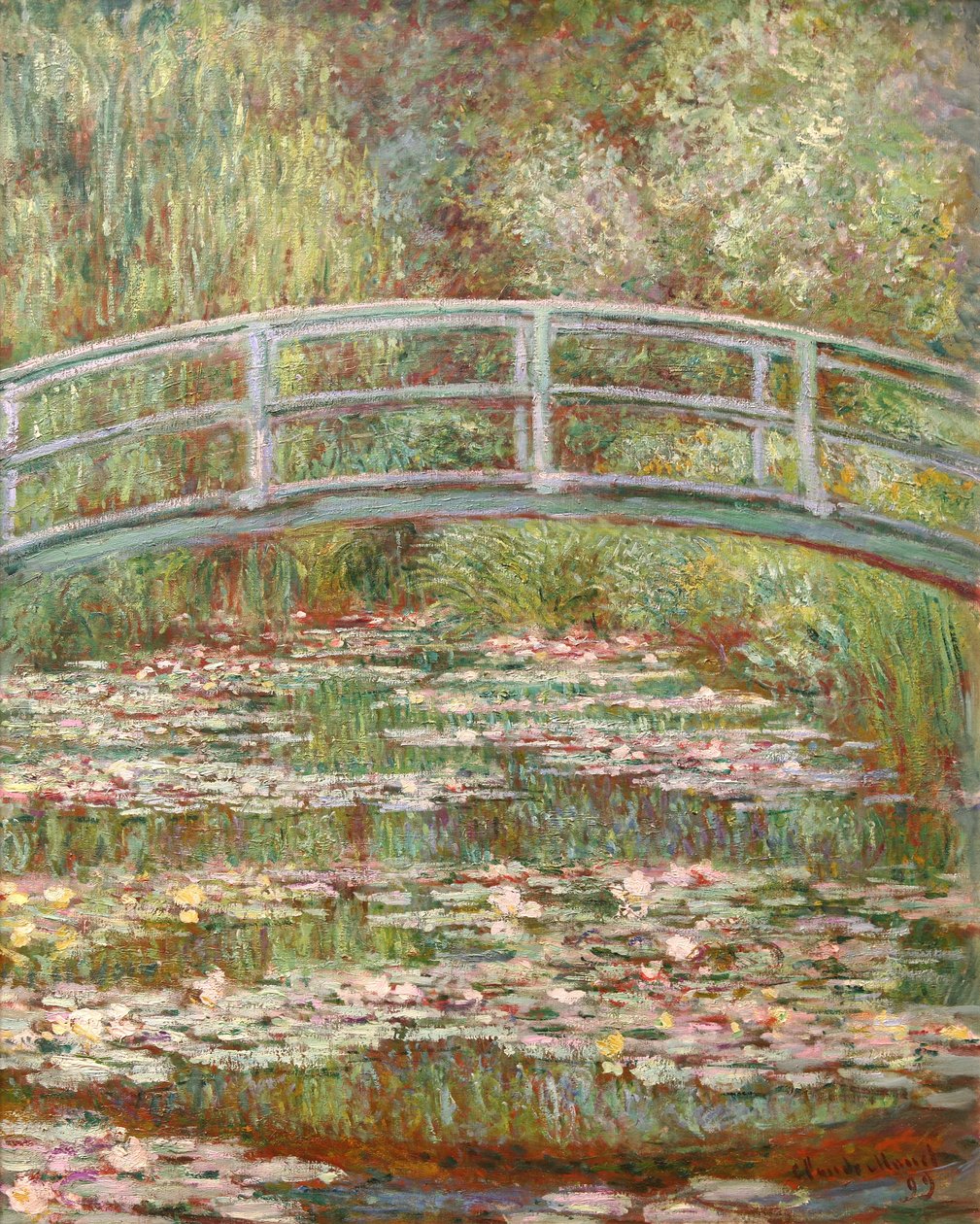 Bridge Over a Pond of Water Lilies av Claude Monet