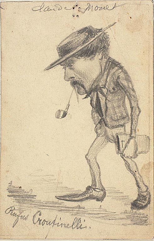 Caricature of Henri Cassinelli av Claude Monet