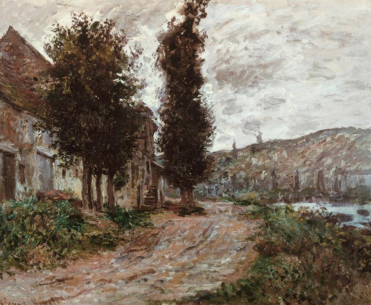 Farleden i Lavacourt av Claude Monet