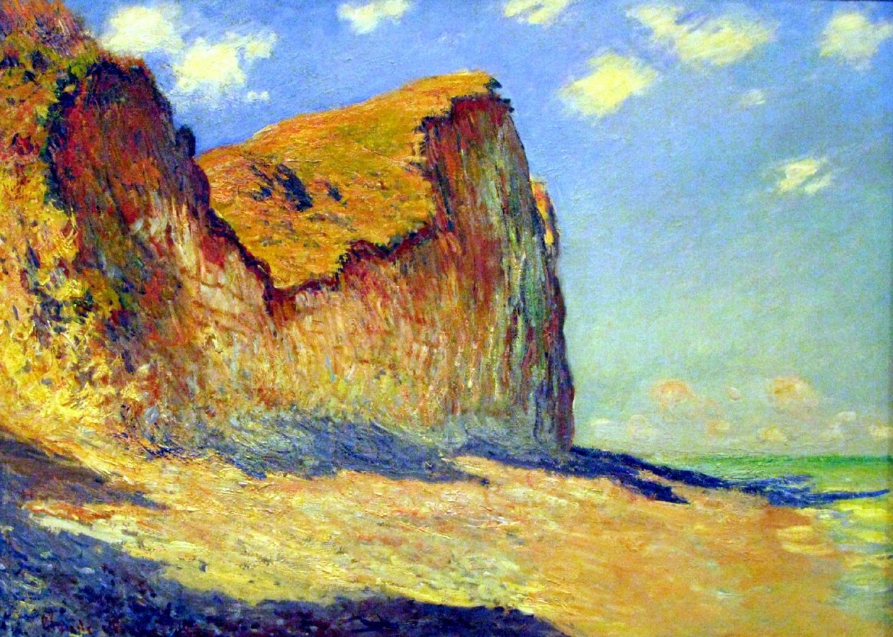 Falaises près de Pourville av Claude Monet