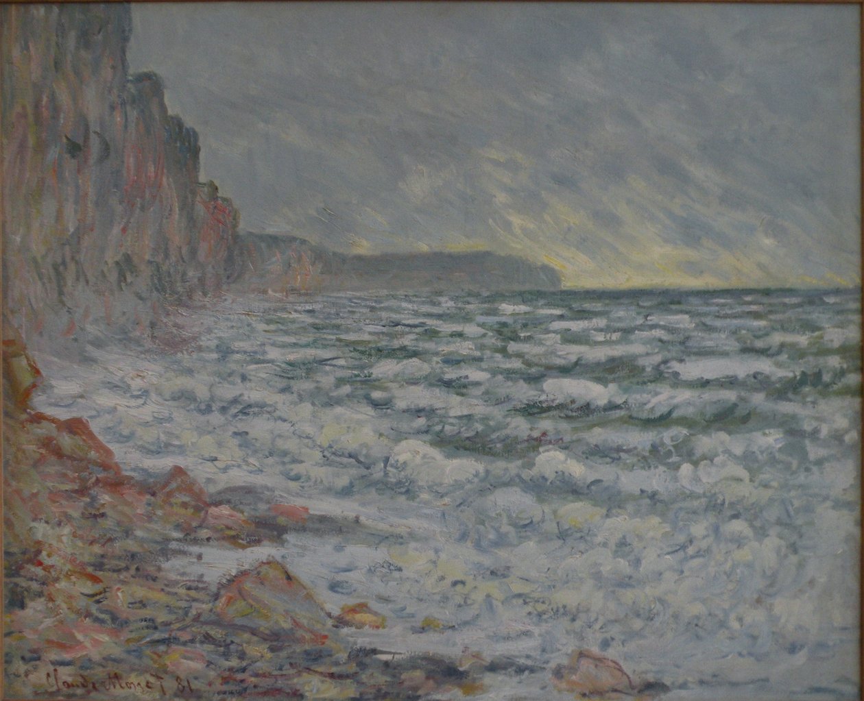 Fécamp, bord de mer av Claude Monet