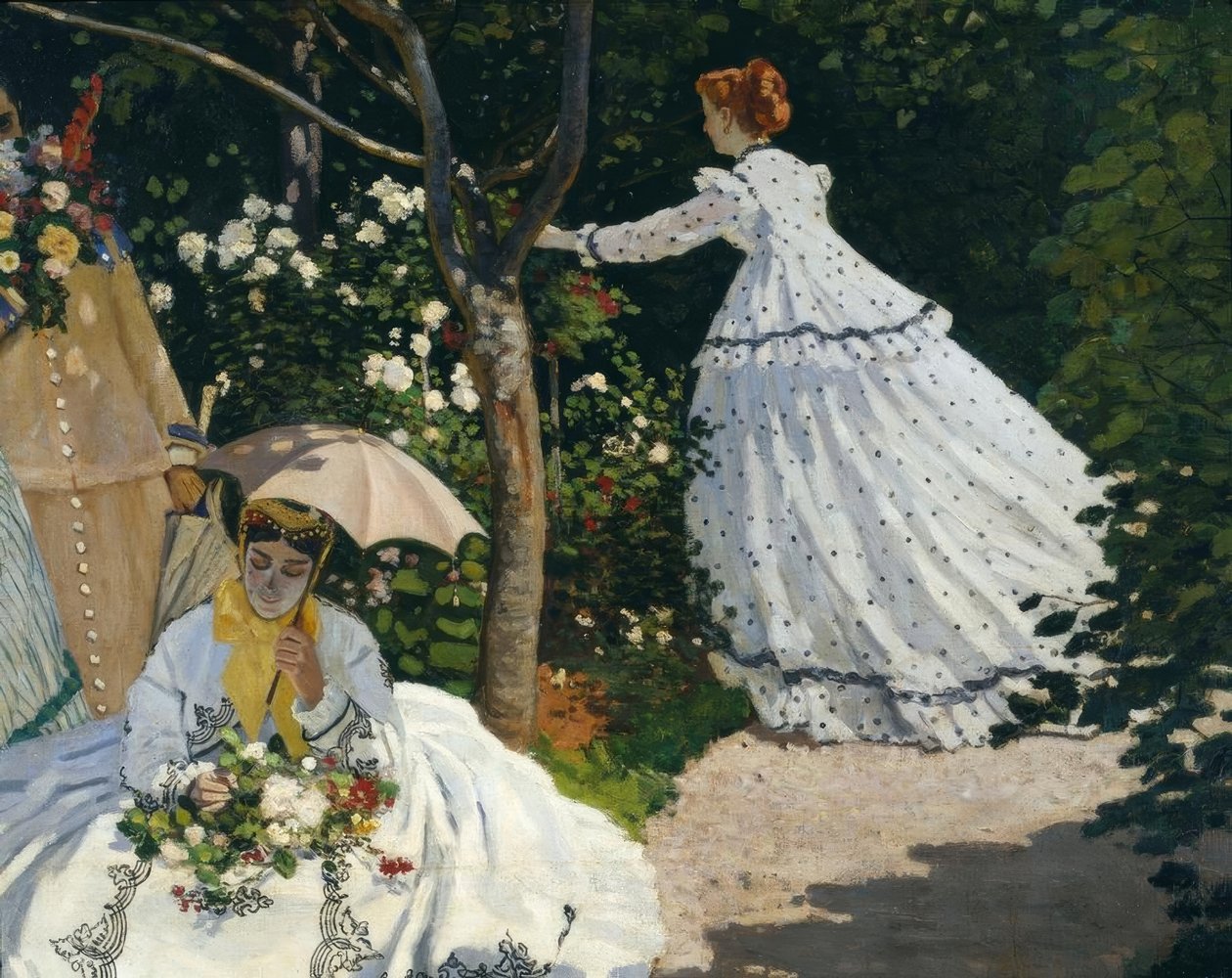 Kvinnor i trädgården av Claude Monet