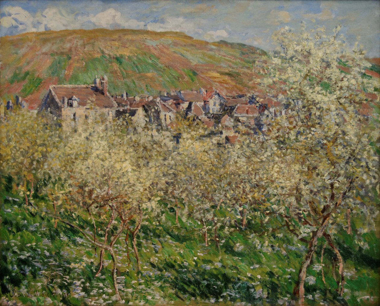 Flowering Plum Trees av Claude Monet