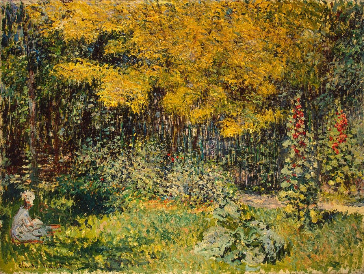 Trädgård av Claude Monet