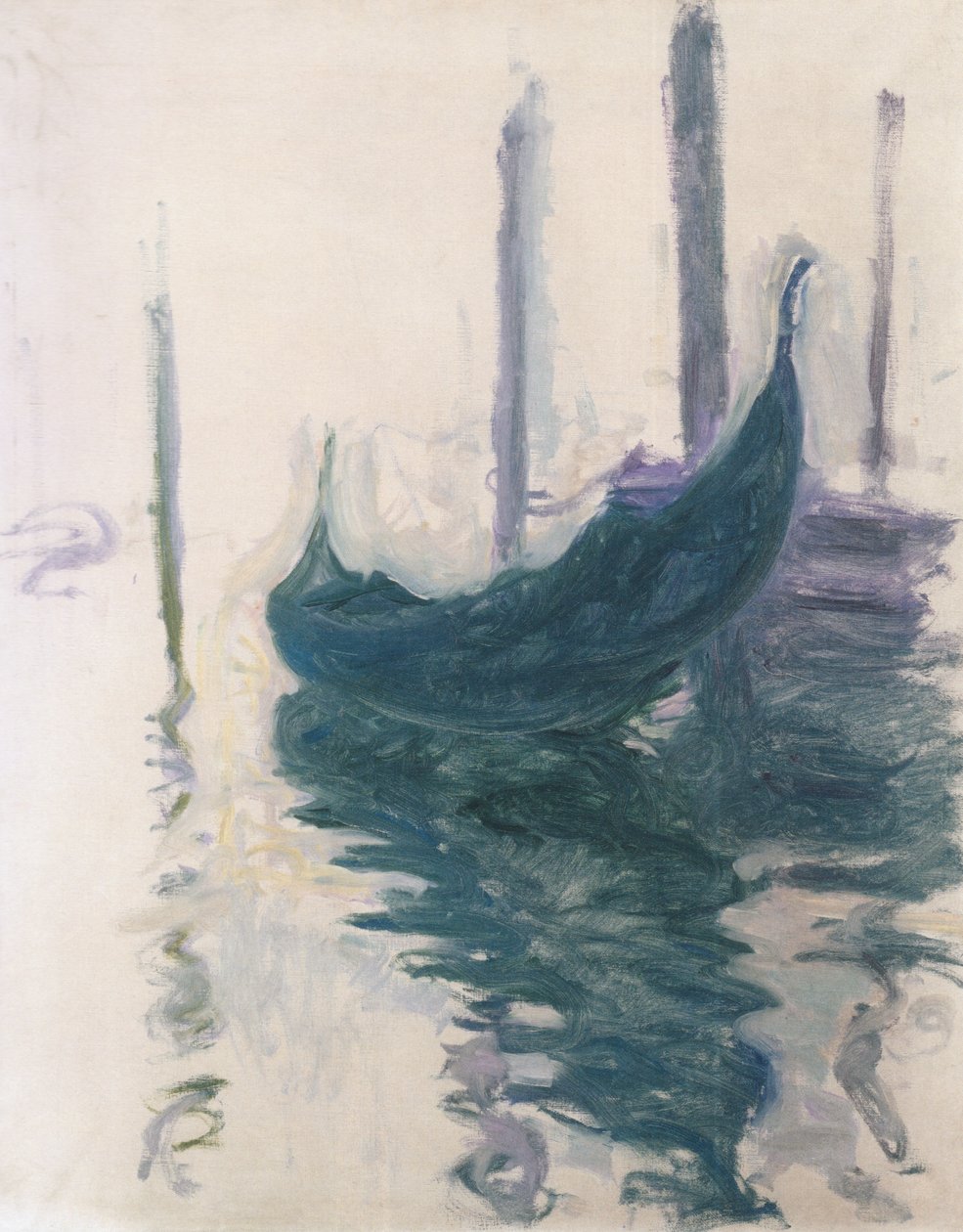 Gondola in Venice  av Claude Monet