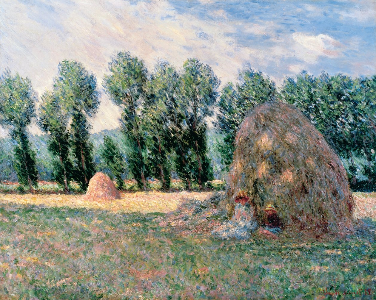 Haystacks av Claude Monet