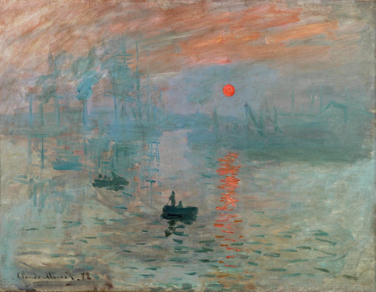 Intryck: Soluppgång, 1872 av Claude Monet