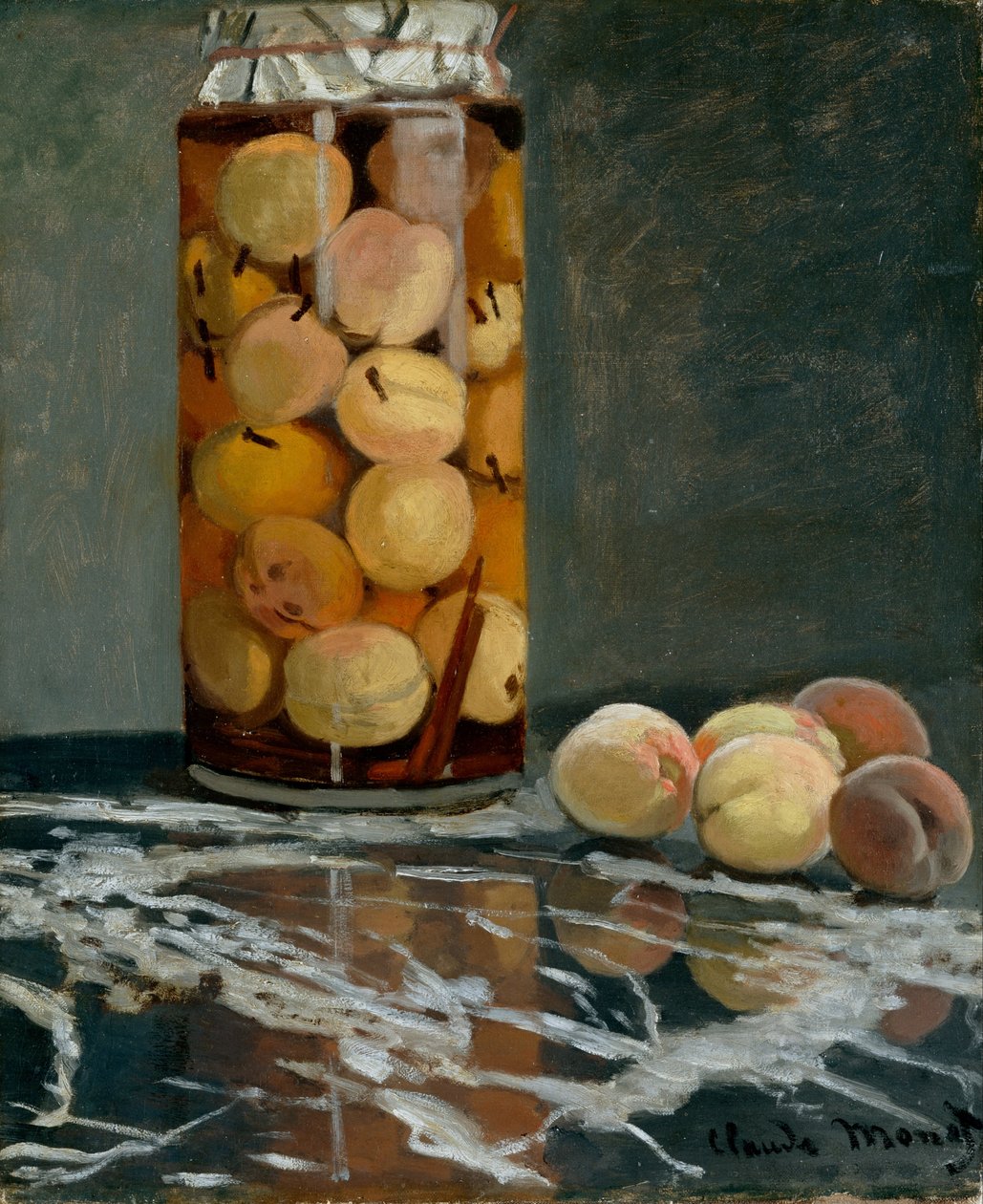 Jar of Peaches av Claude Monet