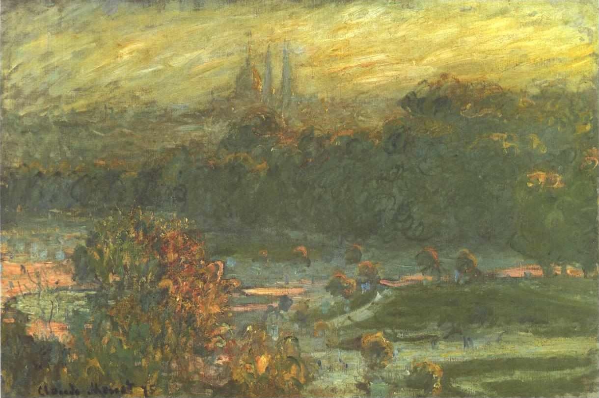 Jardin des Tuileries av Claude Monet