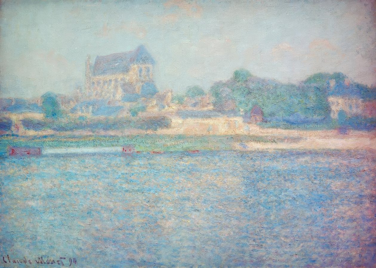 Vernon kyrka av Claude Monet