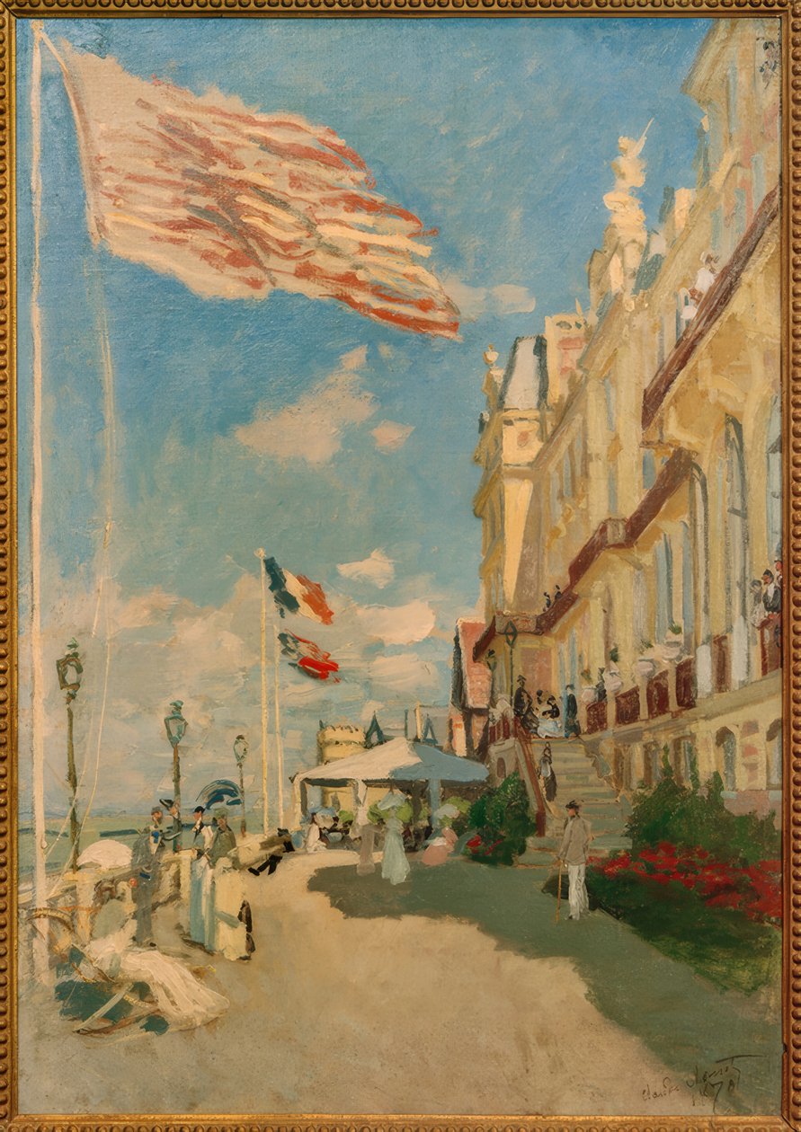 Hotel des Roches Noire, i Trouville av Claude Monet