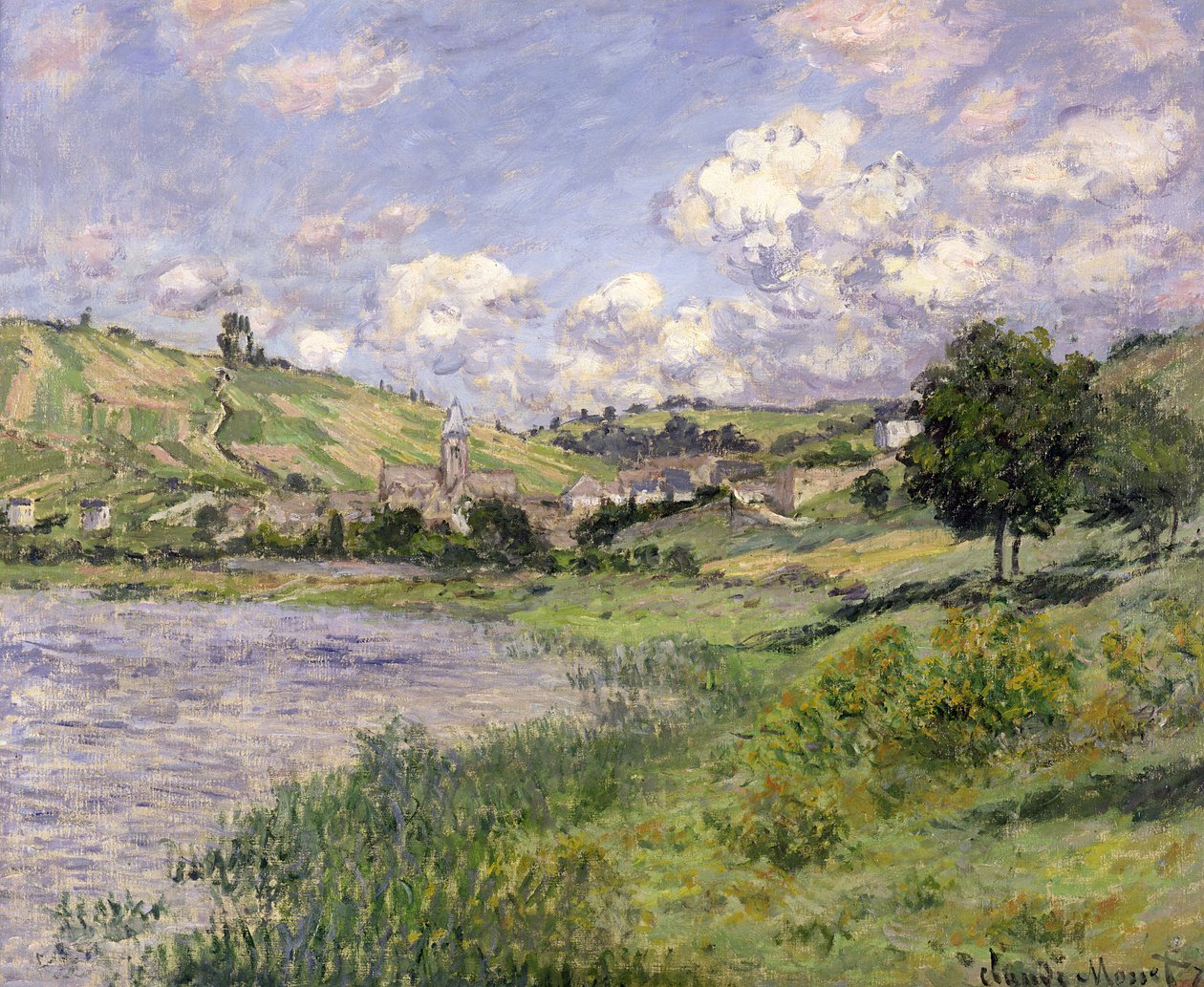 Landskap, Vetheuil, 1879 av Claude Monet
