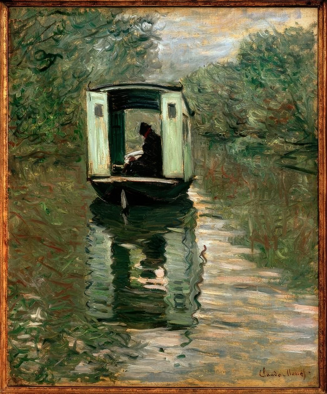 Verkstadsbåten av Claude Monet