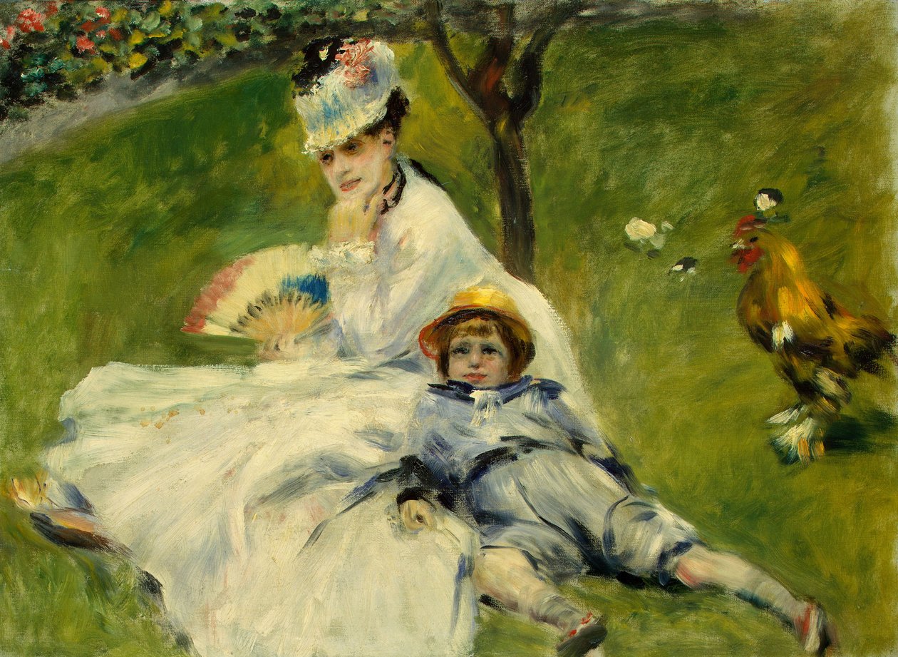 Madame Monet and her Son av Claude Monet