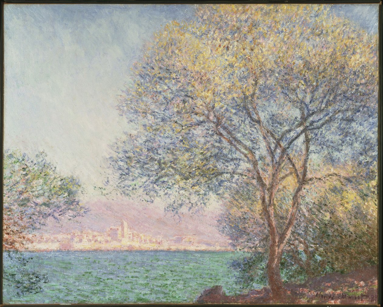 Morning at Antibes  av Claude Monet