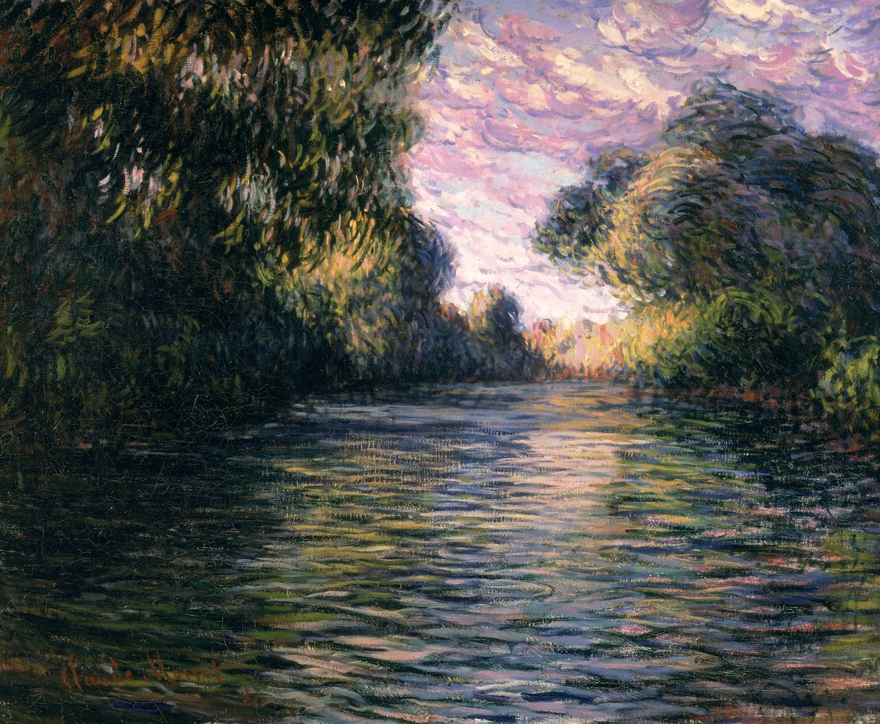 Morgon på Seine, 1897 av Claude Monet