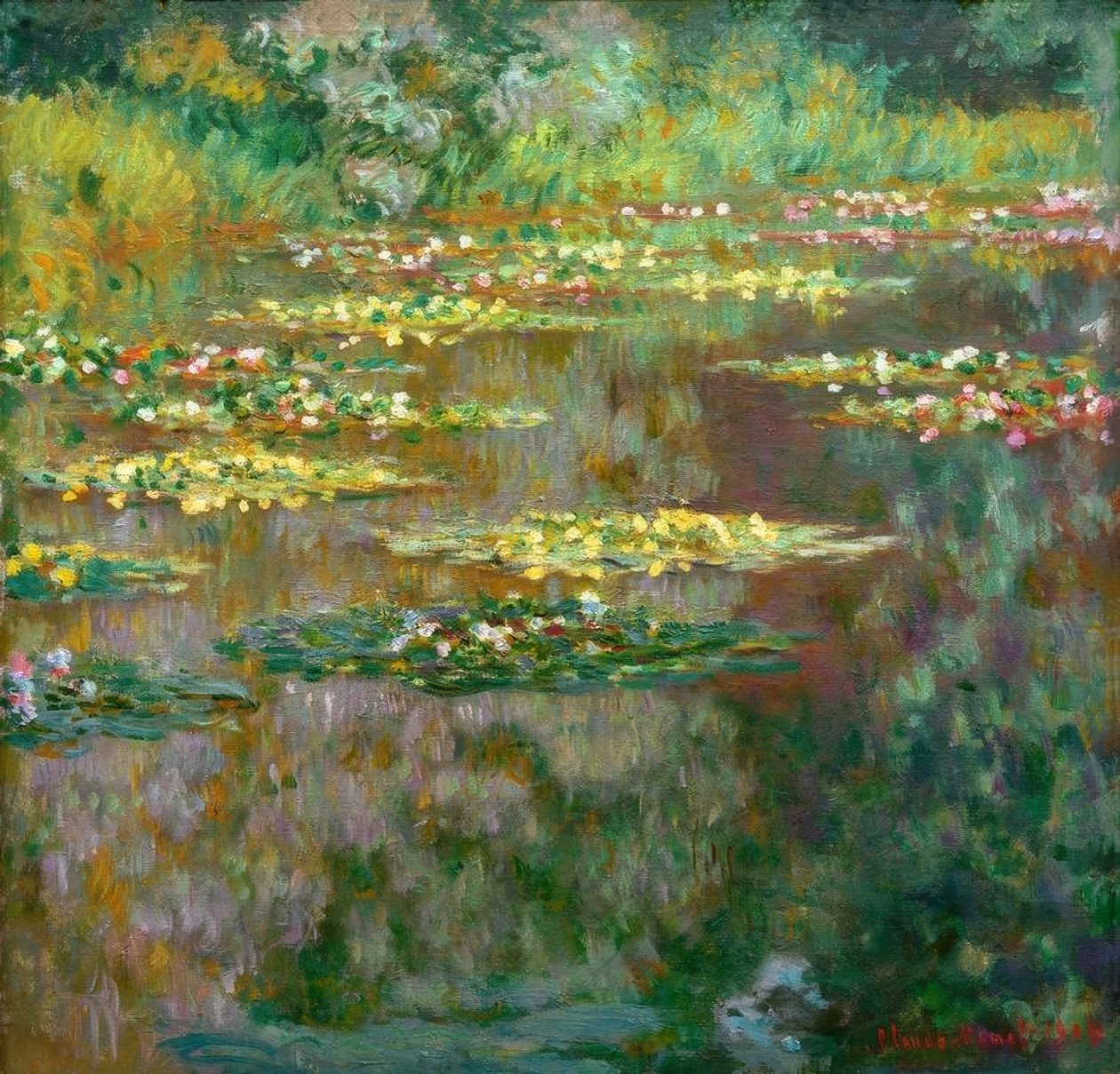 Nymphéas (näckrosor) av Claude Monet