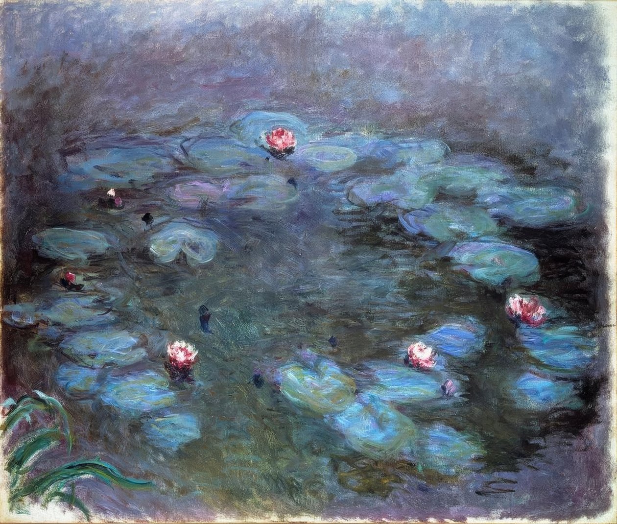 Vattenliljor av Claude Monet
