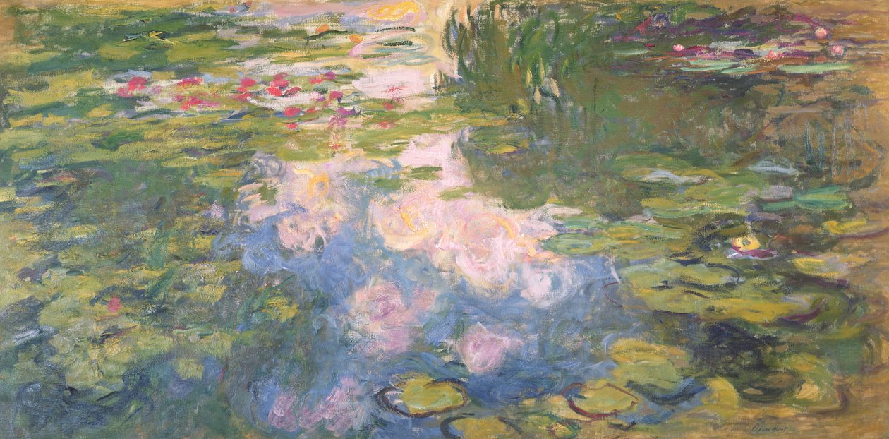 Nymfana, ca 1919-22 av Claude Monet