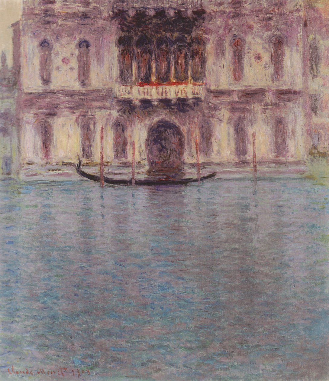 Palazzo Contarini, Venice av Claude Monet