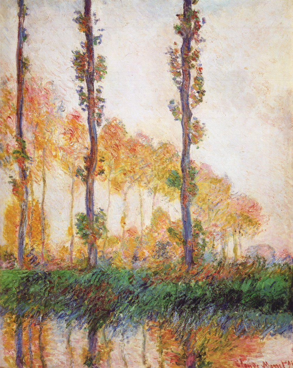 Poplars (Autumn) II.JPG av Claude Monet