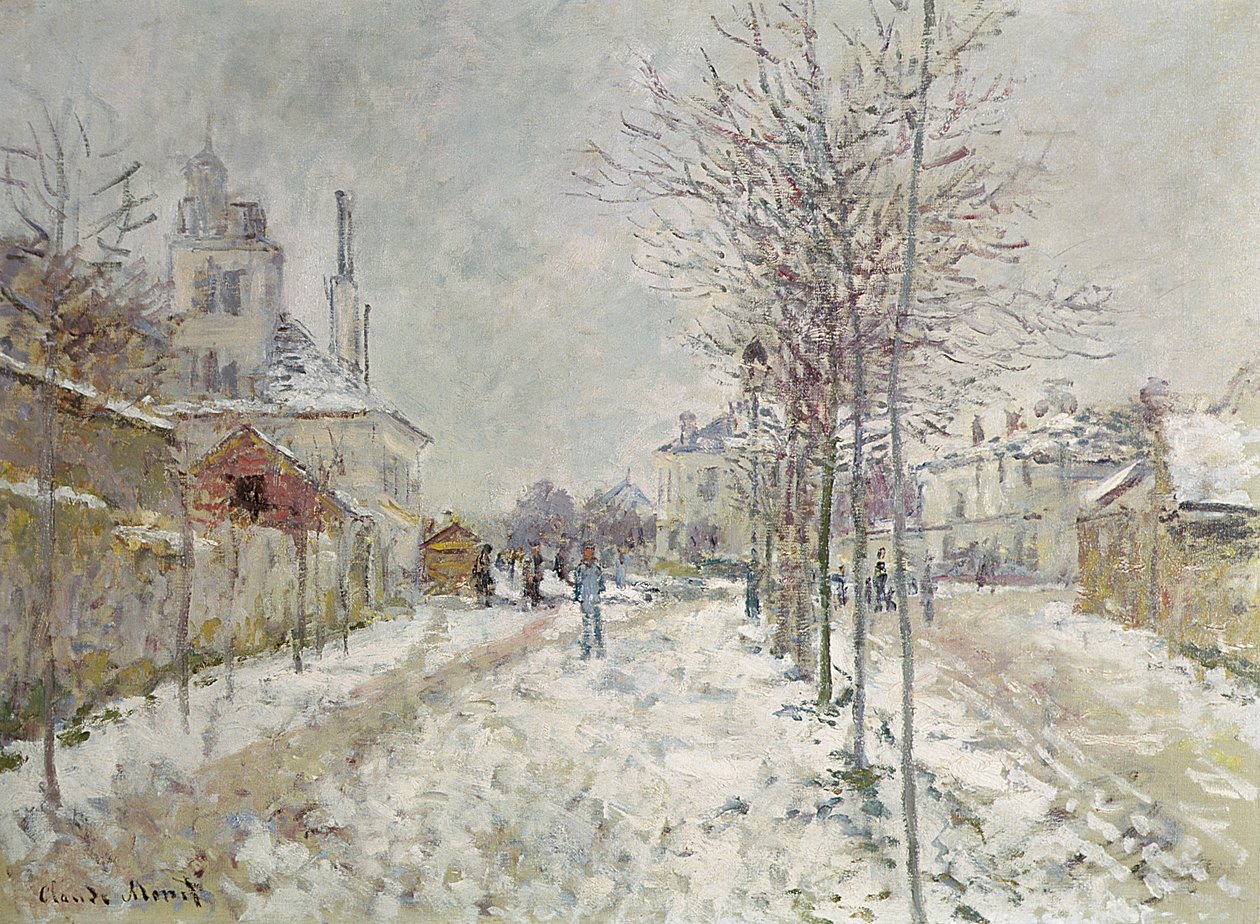 Snöeffekt av Claude Monet