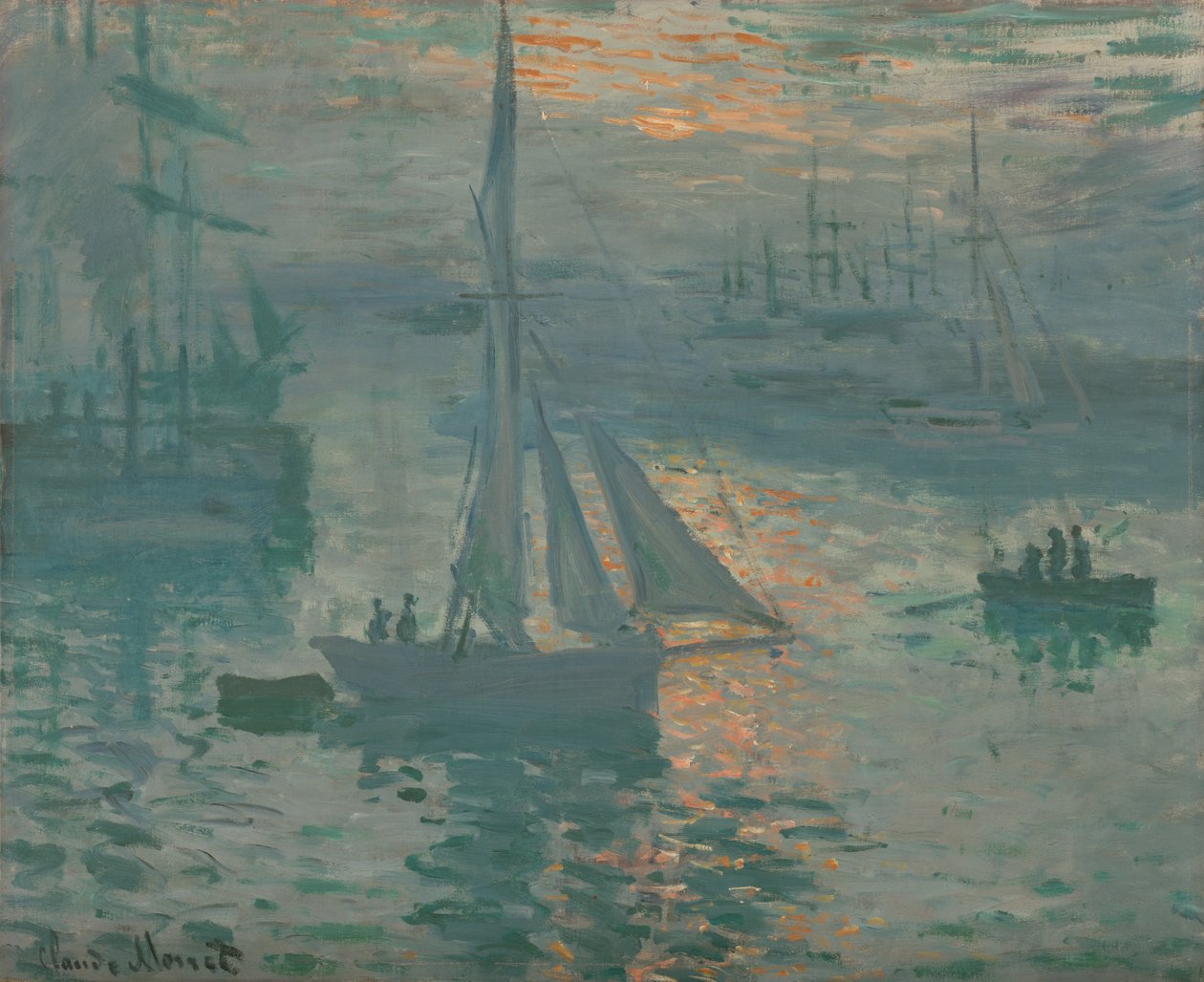 Soluppgång av Claude Monet