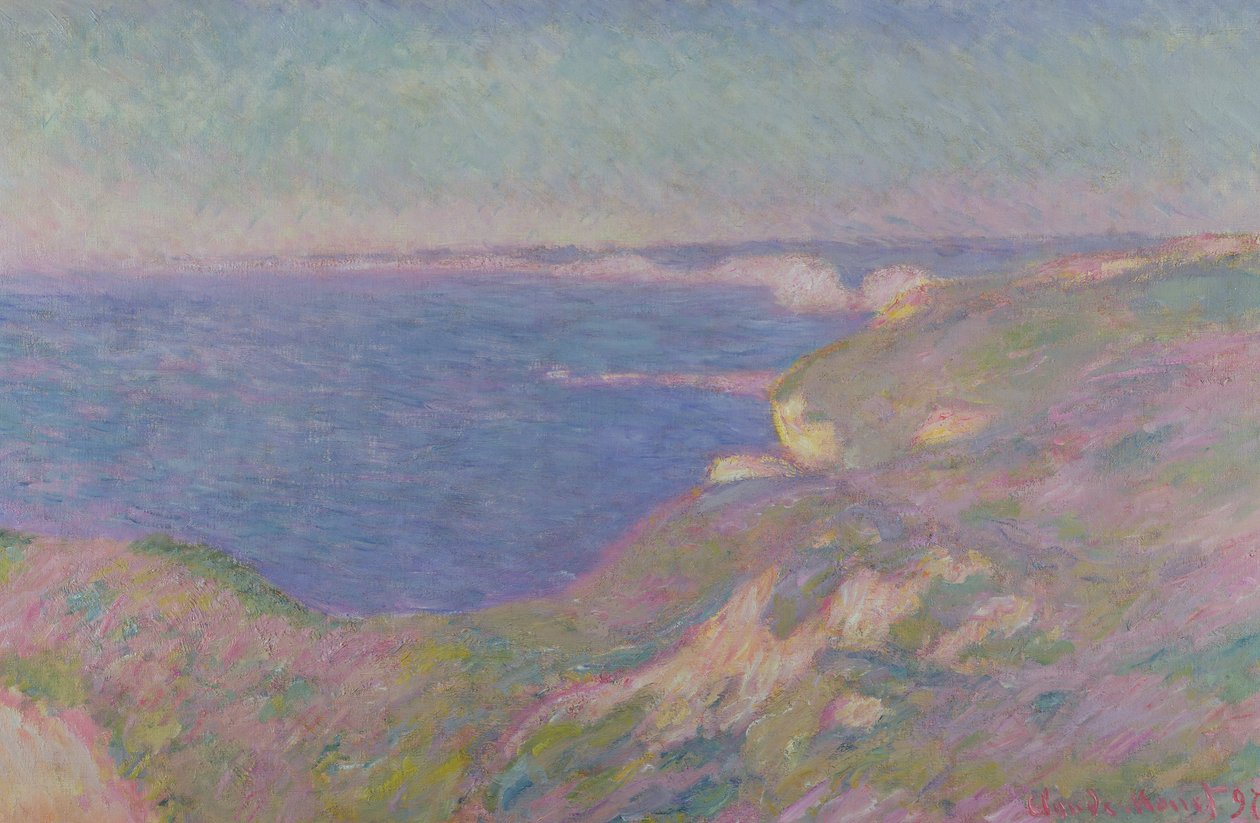 Klipporna nära Dieppe, 1897 av Claude Monet