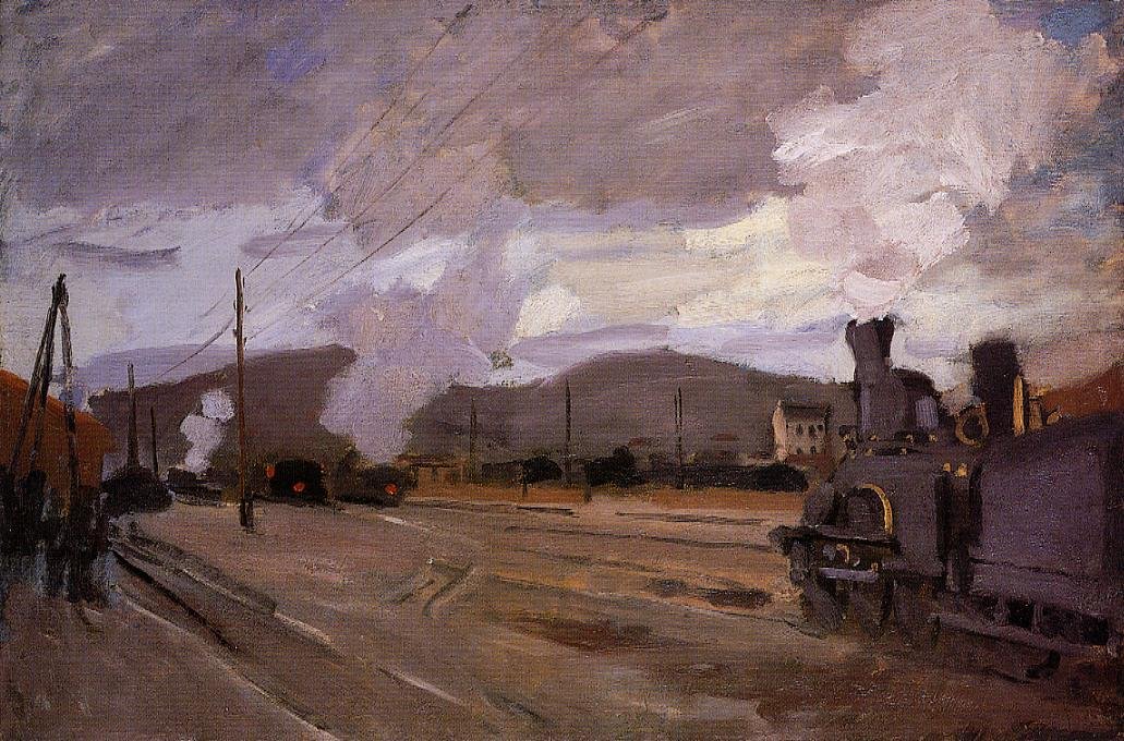 The Gare dArgenteuil av Claude Monet