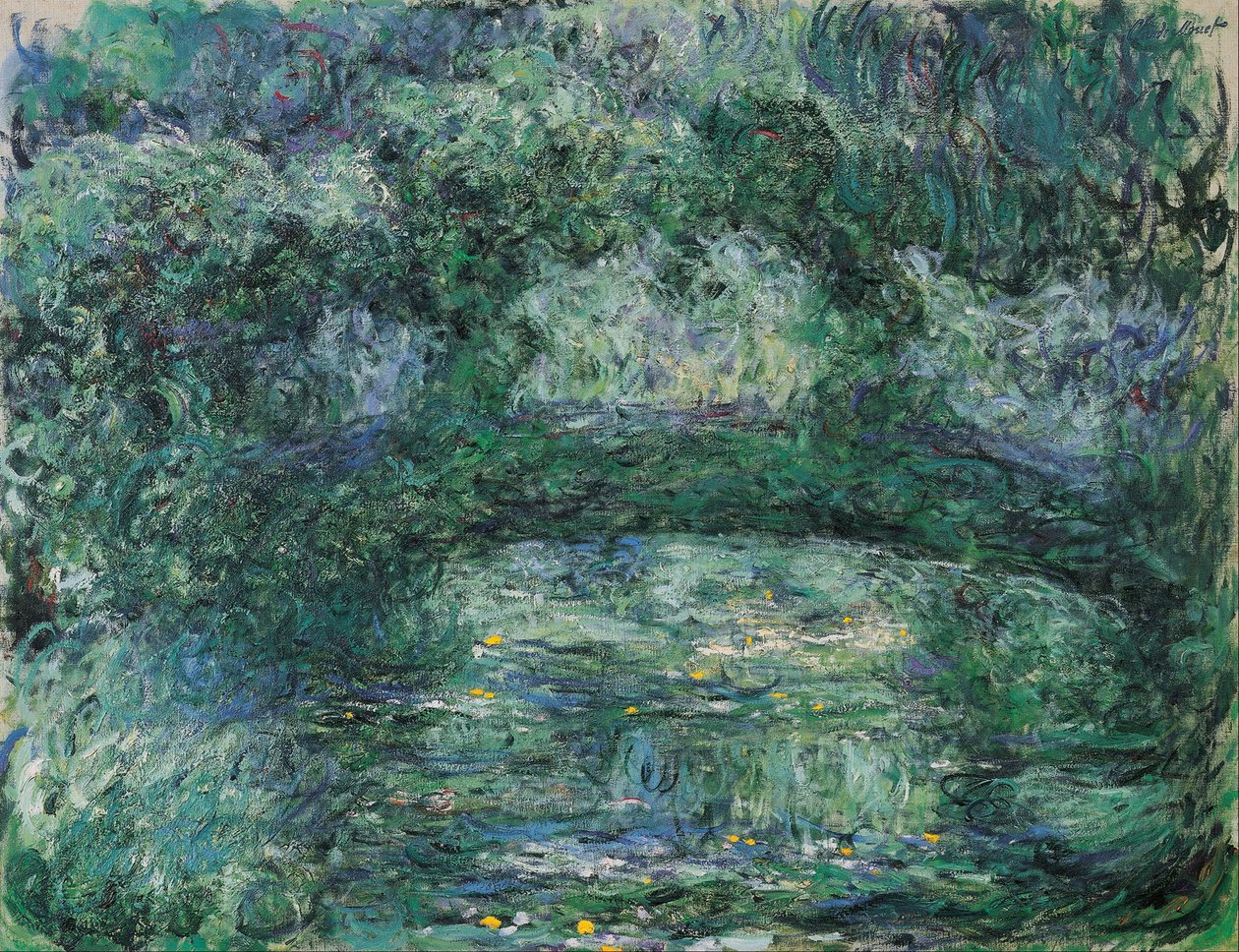 Den japanska bron av Claude Monet