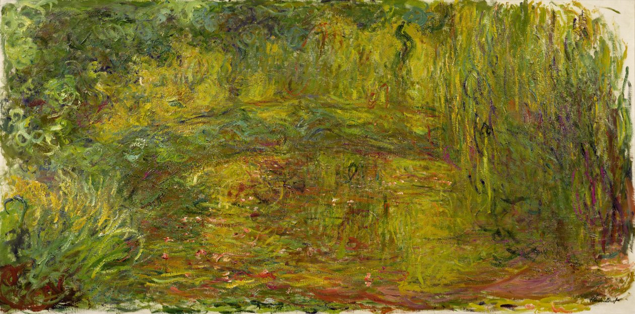 Japanska bron, 1918 av Claude Monet