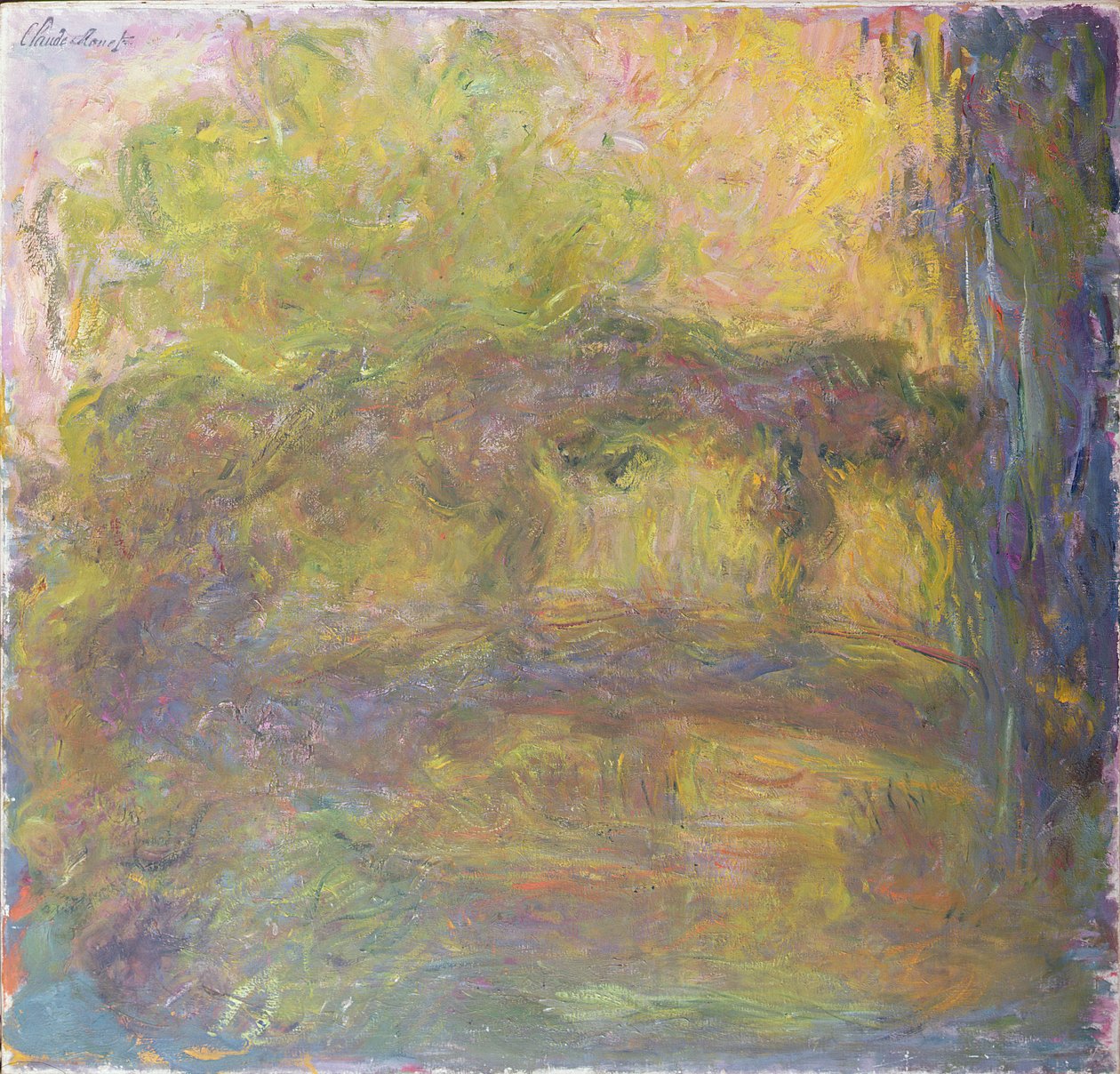 Den japanska bron, 1918-24 av Claude Monet