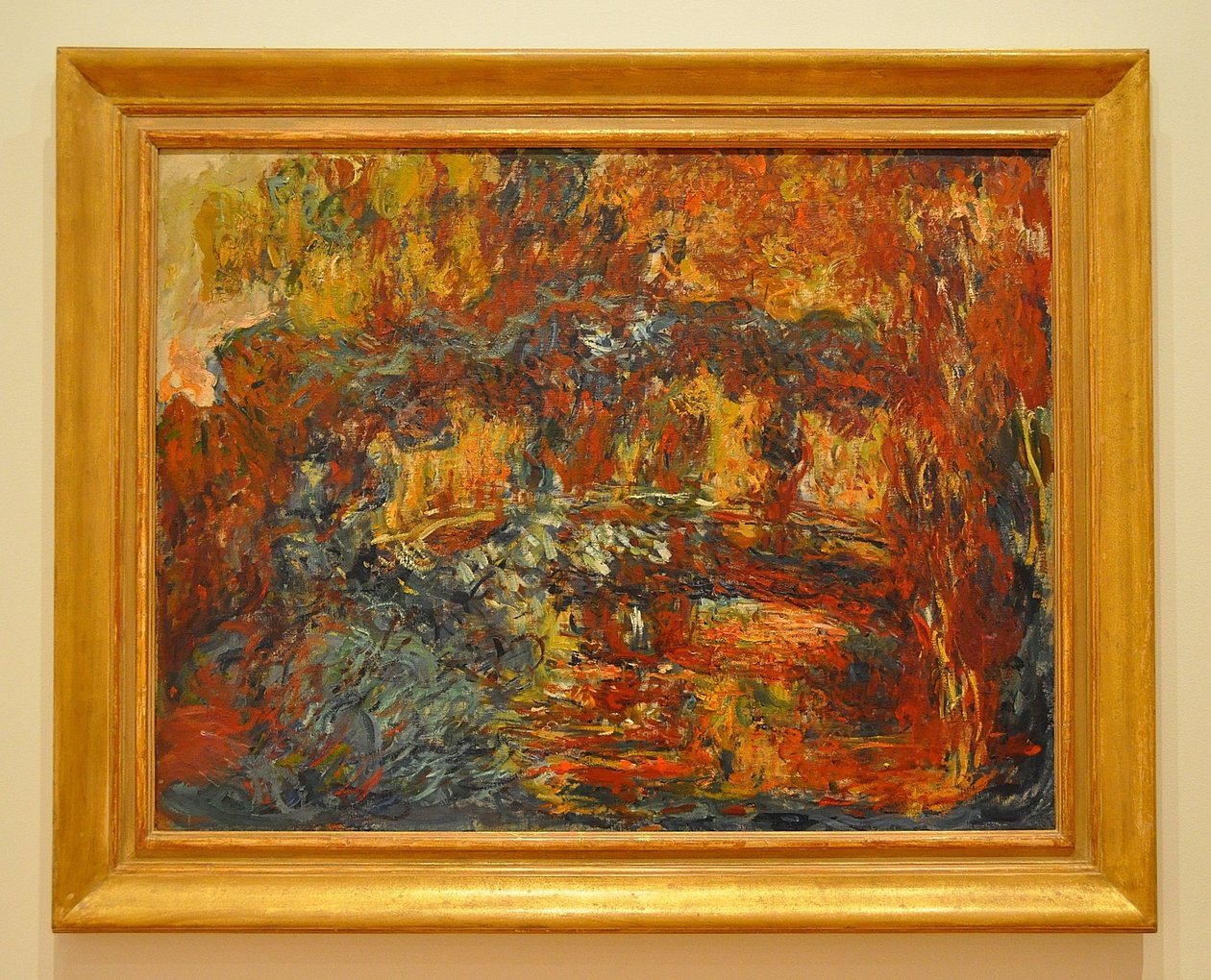 The Japanese Footbridge av Claude Monet