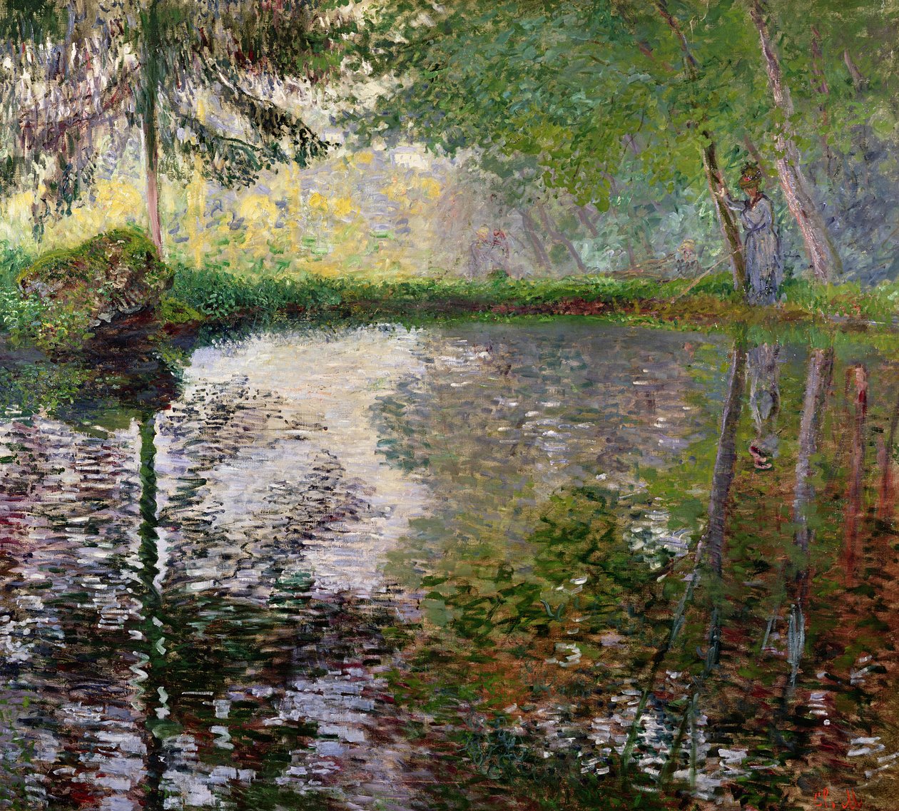 Sjön i Montgeron av Claude Monet