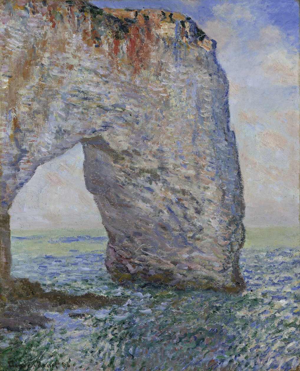 Manneporte nära Étretat av Claude Monet